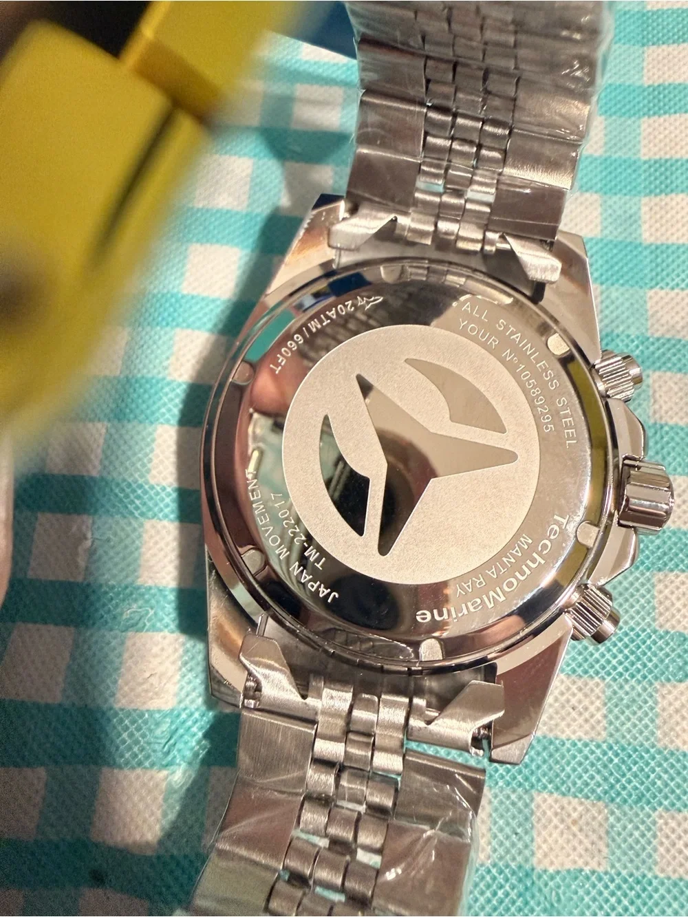Gorgeous TechnoMarine Manta Ray by Invicta- 42mm, Dark Blue Dial